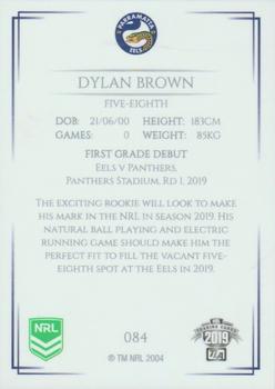 2019 NRL Elite #084 Dylan Brown Back